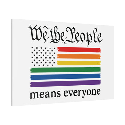 United in Color™ Pride Stripe Matte Canvas Wall Art