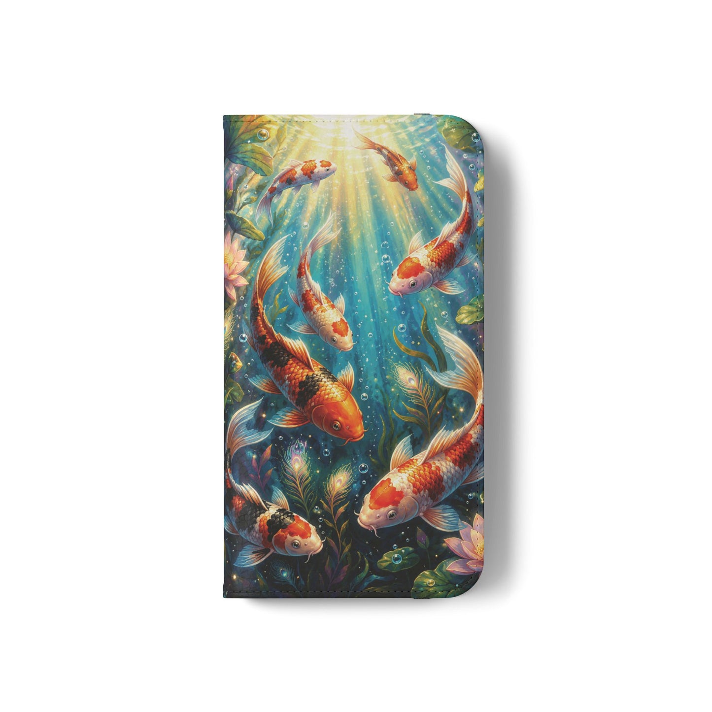Koi Serenity™ iPhone Flip Wallet Case