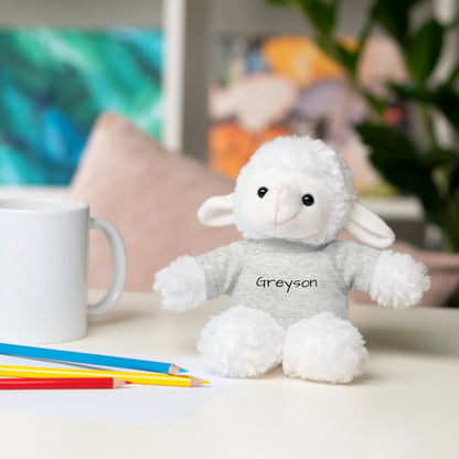 Personalized Name Stuffed Animal with T-Shirt