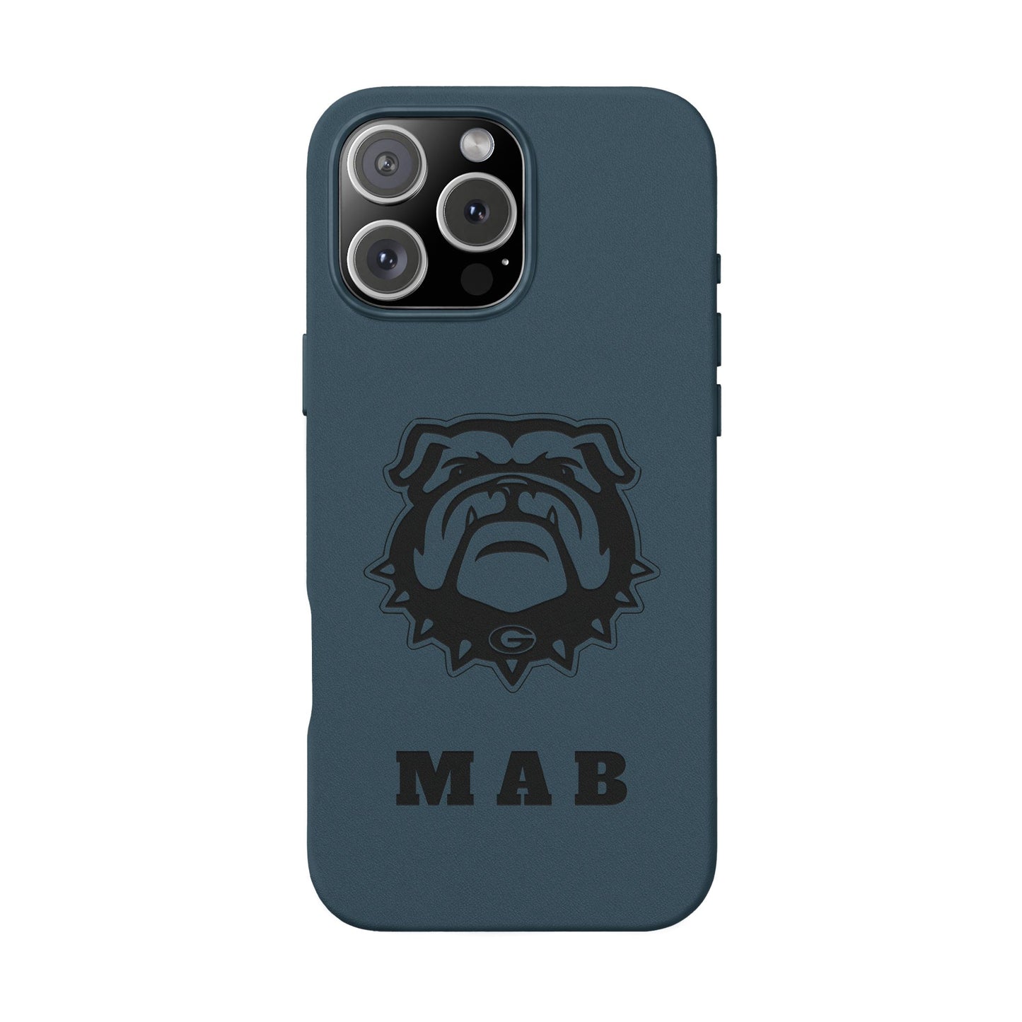 Personalized Georgia Bulldog™ Engraved iPhone Leather Case