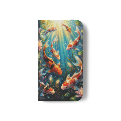 Koi Serenity™ iPhone Flip Wallet Case