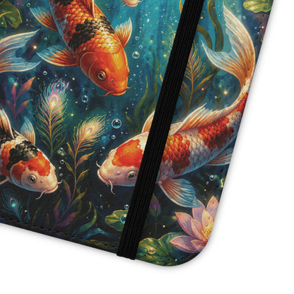 Koi Serenity™ iPhone Flip Wallet Case