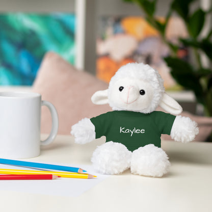 Personalized Name Stuffed Animal with T-Shirt