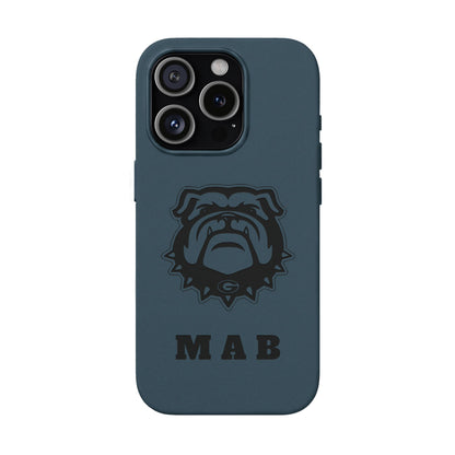 Personalized Georgia Bulldog™ Engraved iPhone Leather Case