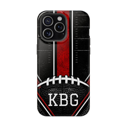 Redline Gridiron™ Personalized Impact-Resistant iPhone Case
