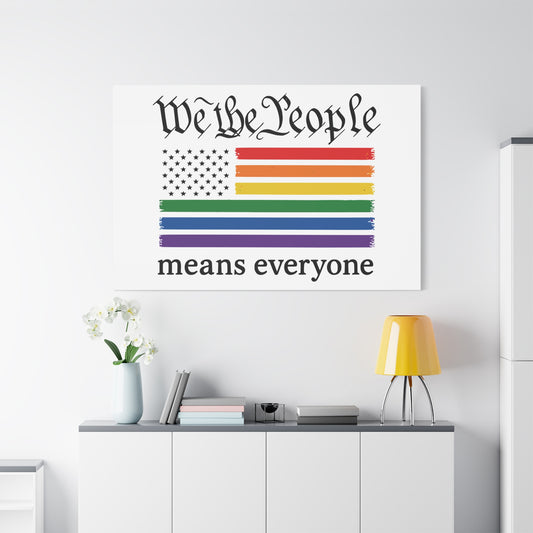 United in Color™ Pride Stripe Matte Canvas Wall Art