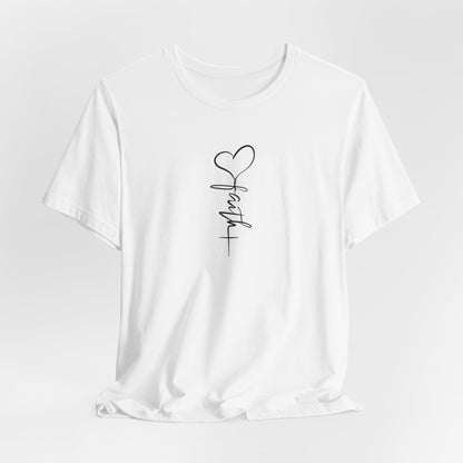 Faith & Love™ Minimal Christian Unisex T-Shirt