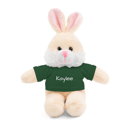 Personalized Name Stuffed Animal with T-Shirt