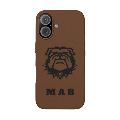 Personalized Georgia Bulldog™ Engraved iPhone Leather Case