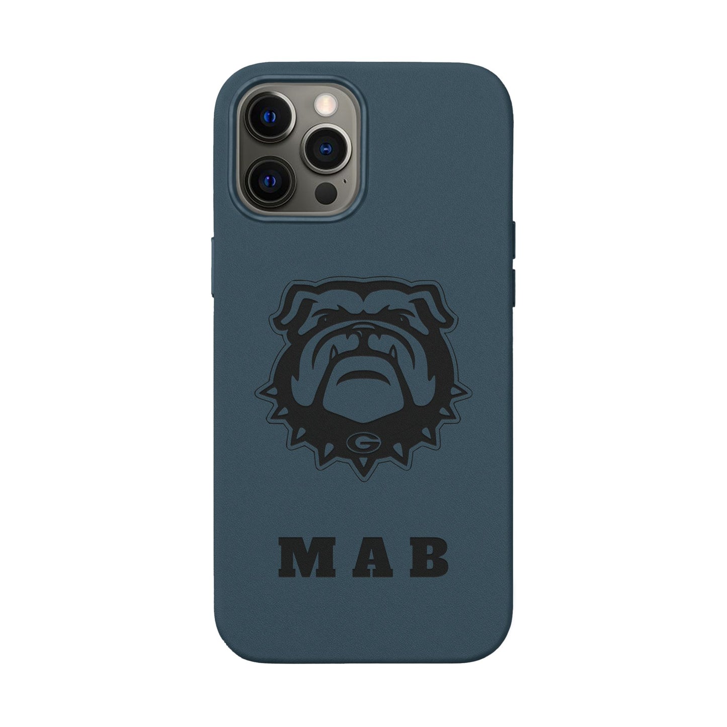 Personalized Georgia Bulldog™ Engraved iPhone Leather Case
