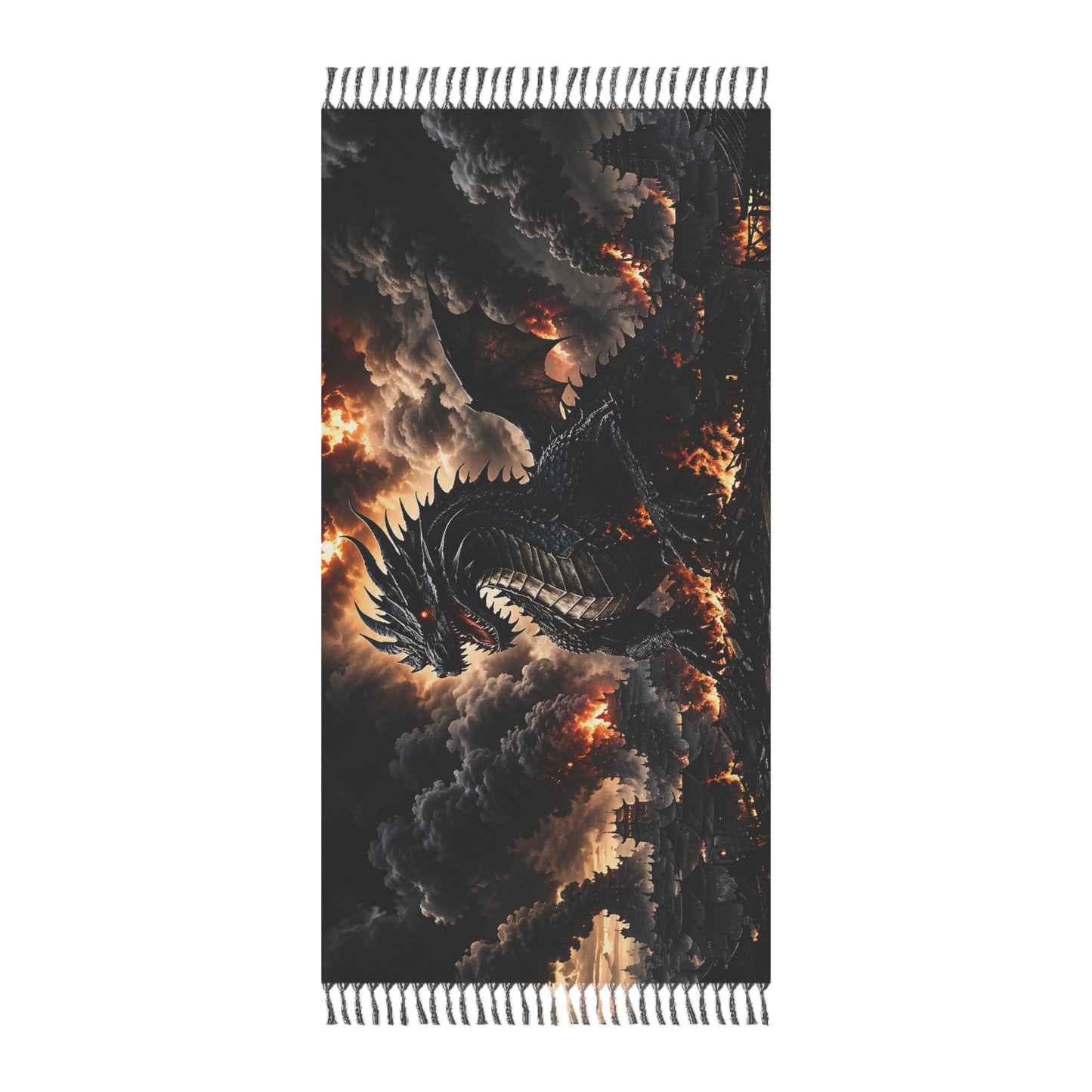 Ashen Dominion™ Dragon Beach Blanket