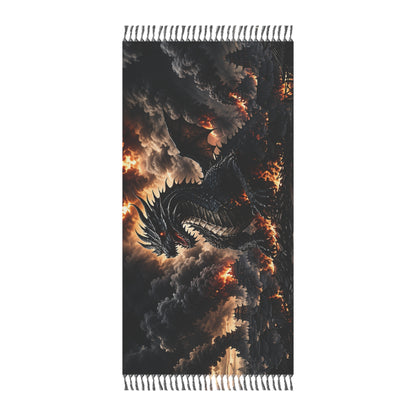 Ashen Dominion™ Dragon Beach Blanket