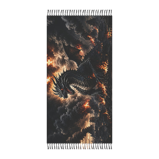 Ashen Dominion™ Dragon Beach Blanket