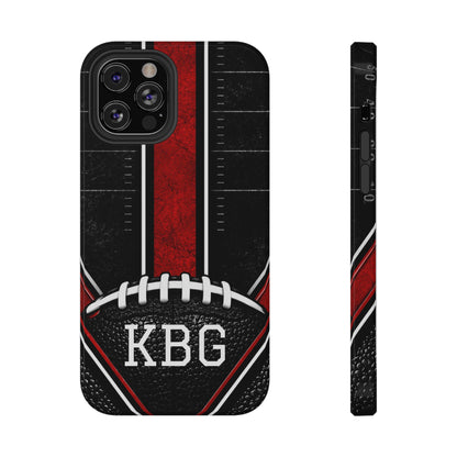 Redline Gridiron™ Personalized Impact-Resistant iPhone Case