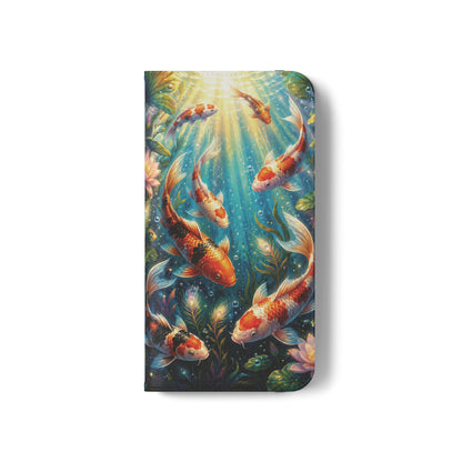 Koi Serenity™ iPhone Flip Wallet Case