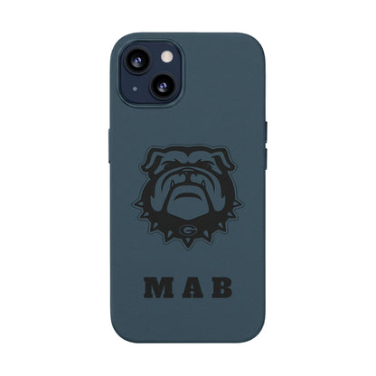 Personalized Georgia Bulldog™ Engraved iPhone Leather Case