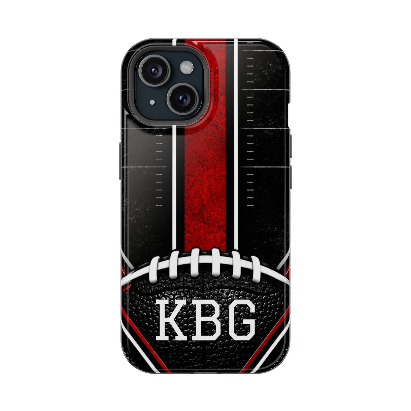 Redline Gridiron™ Personalized Impact-Resistant iPhone Case