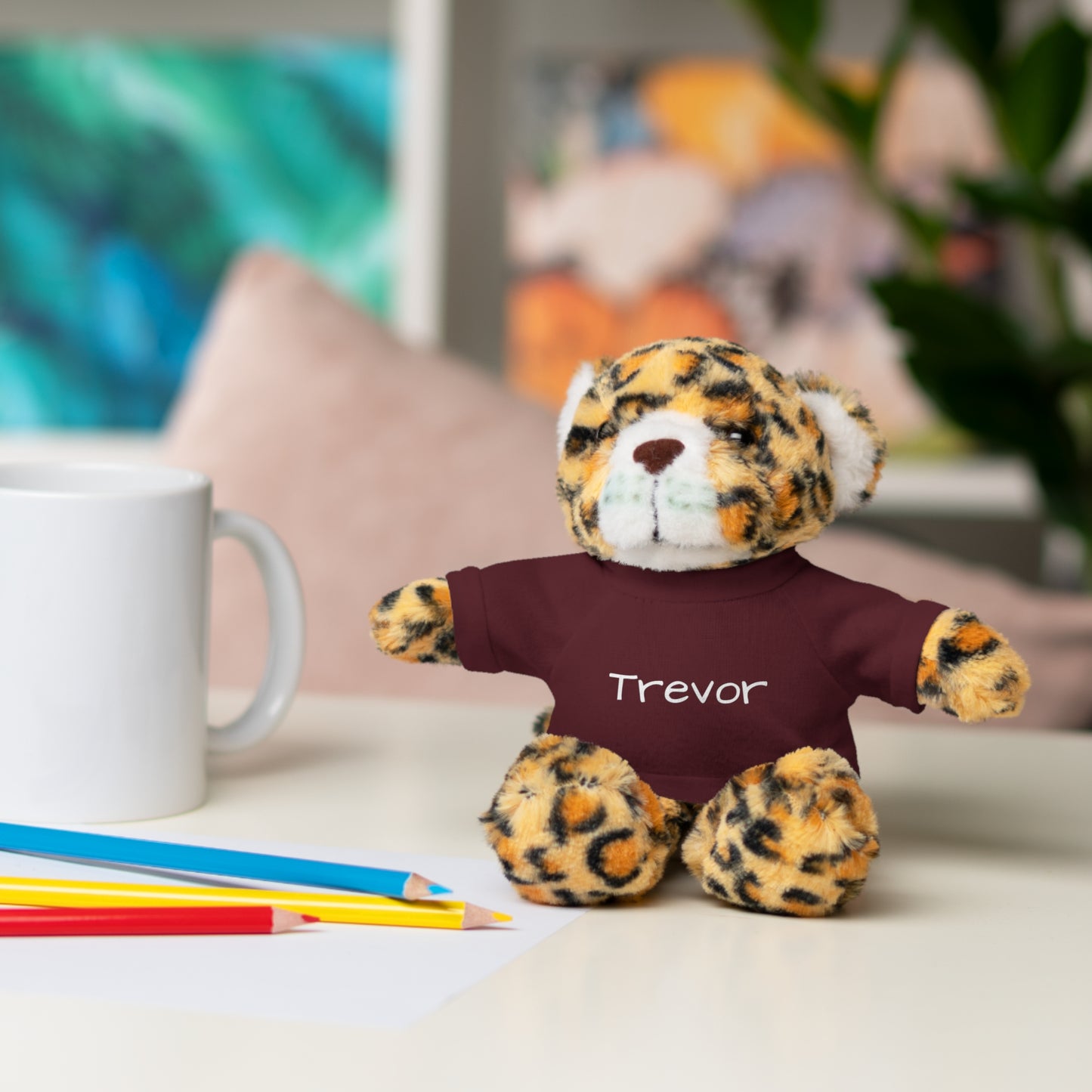 Personalized Name Stuffed Animal with T-Shirt