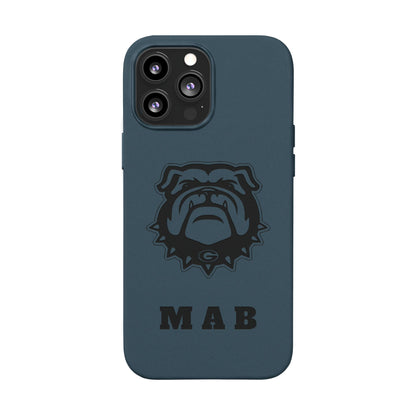 Personalized Georgia Bulldog™ Engraved iPhone Leather Case
