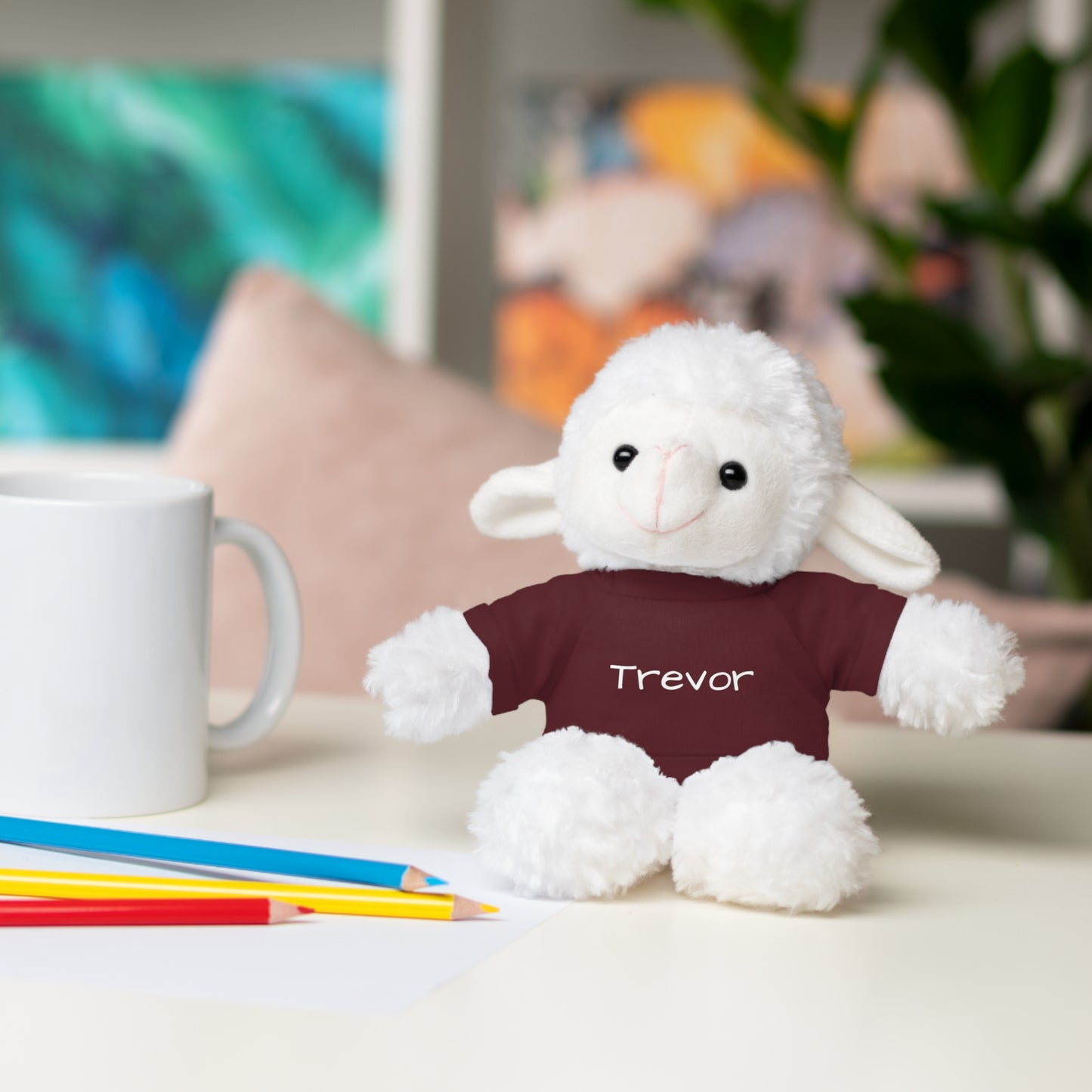 Personalized Name Stuffed Animal with T-Shirt