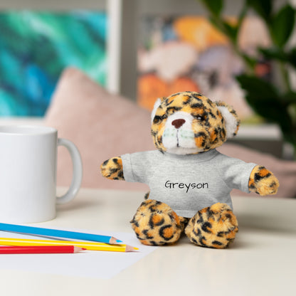 Personalized Name Stuffed Animal with T-Shirt