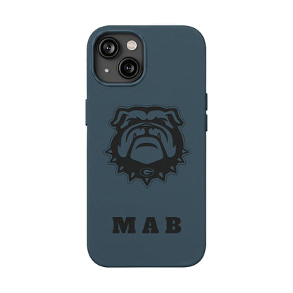 Personalized Georgia Bulldog™ Engraved iPhone Leather Case