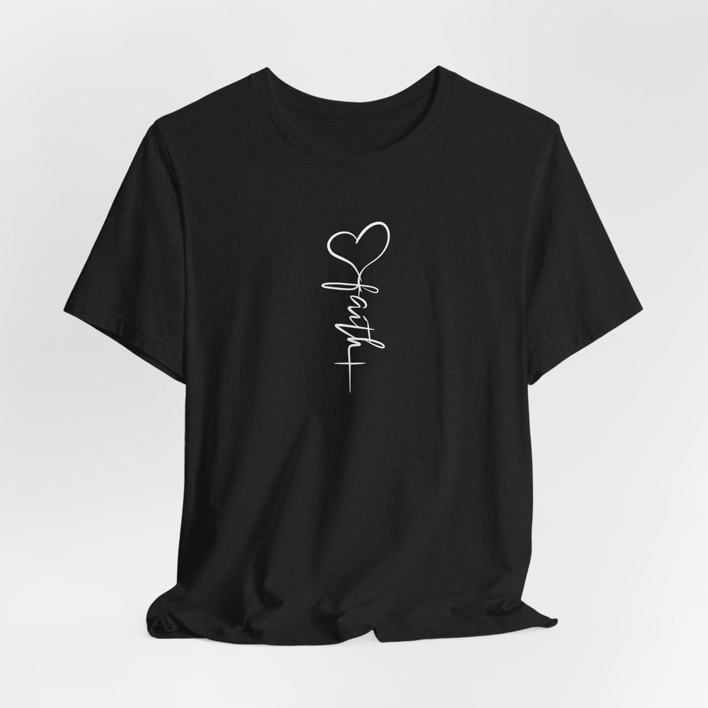 Faith & Love™ Minimal Christian Unisex T-Shirt
