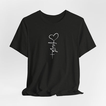 Faith & Love™ Minimal Christian Unisex T-Shirt