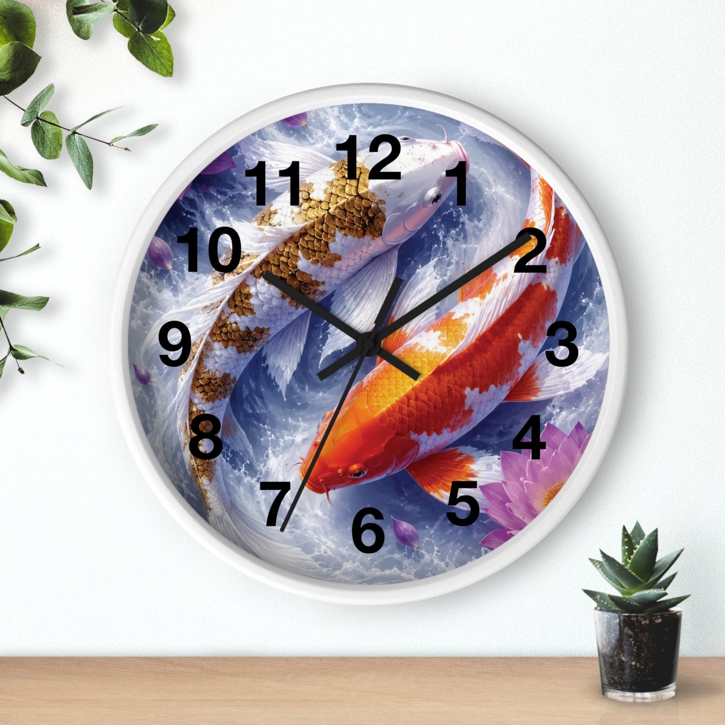Lotus Ascension™ Wall Clock