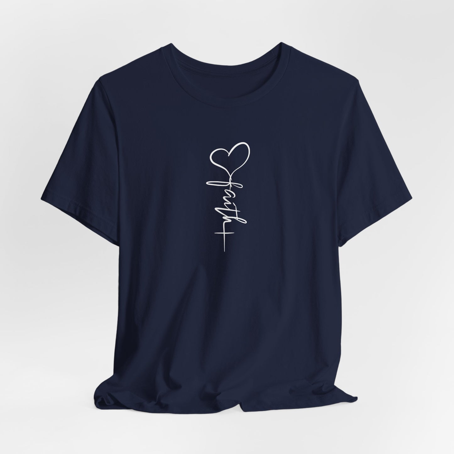 Faith & Love™ Minimal Christian Unisex T-Shirt
