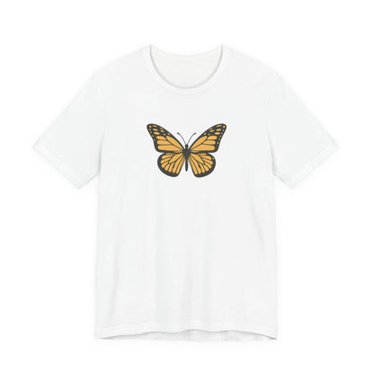 Golden Wings™ Vintage Butterfly Graphic T-Shirt