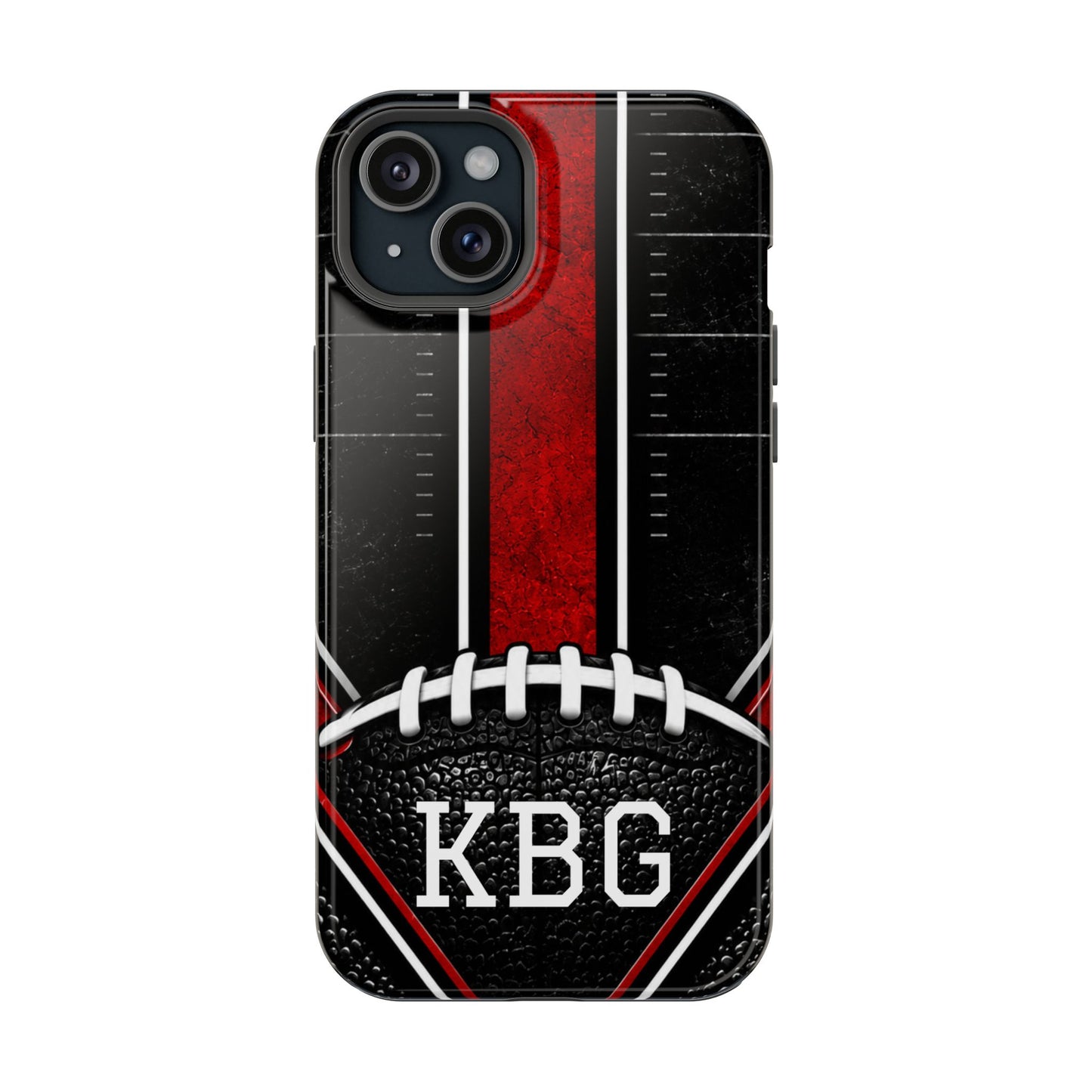 Redline Gridiron™ Personalized Impact-Resistant iPhone Case
