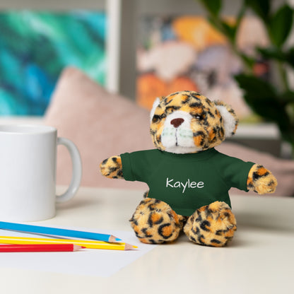 Personalized Name Stuffed Animal with T-Shirt