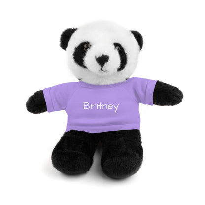Personalized Name Stuffed Animal with T-Shirt