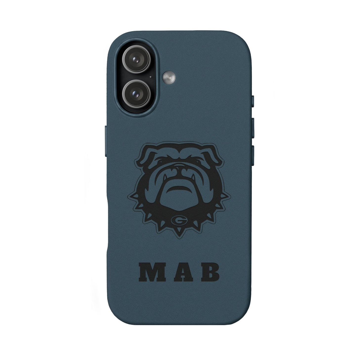 Personalized Georgia Bulldog™ Engraved iPhone Leather Case