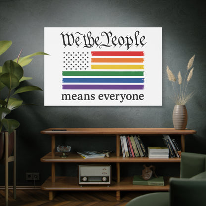 United in Color™ Pride Stripe Matte Canvas Wall Art