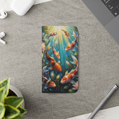 Koi Serenity™ iPhone Flip Wallet Case