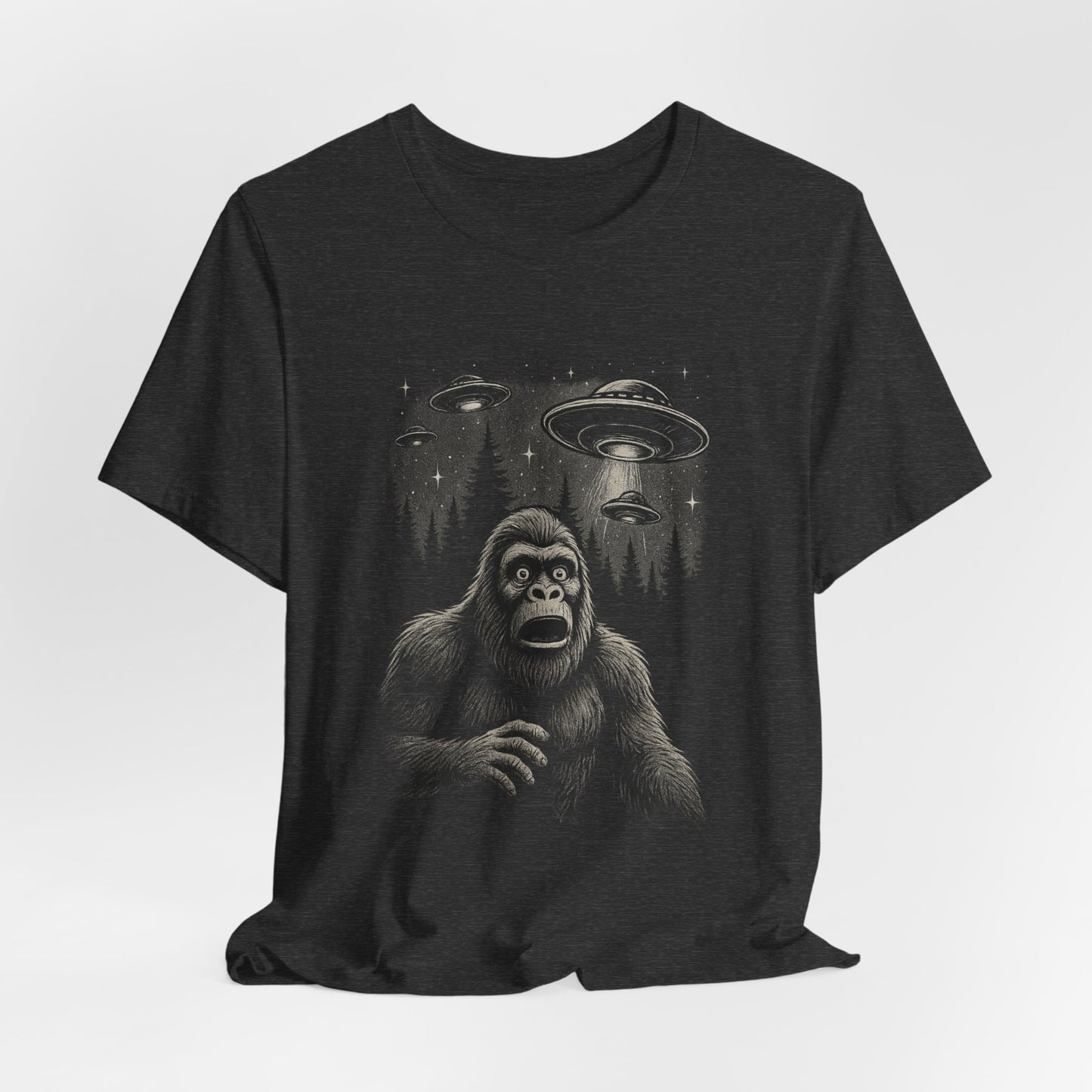 Abducted Again™ Bigfoot UFO Unisex T-Shirt