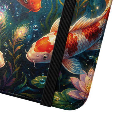 Koi Serenity™ iPhone Flip Wallet Case