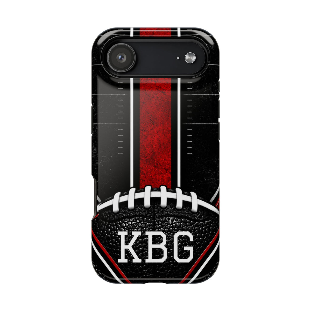 Redline Gridiron™ Personalized Impact-Resistant iPhone Case