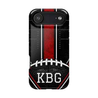 Redline Gridiron™ Personalized Impact-Resistant iPhone Case