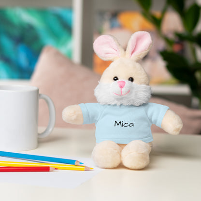 Personalized Name Stuffed Animal with T-Shirt