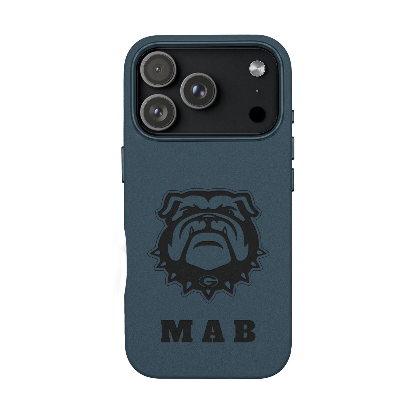 Personalized Georgia Bulldog™ Engraved iPhone Leather Case
