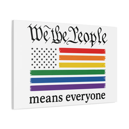 United in Color™ Pride Stripe Matte Canvas Wall Art