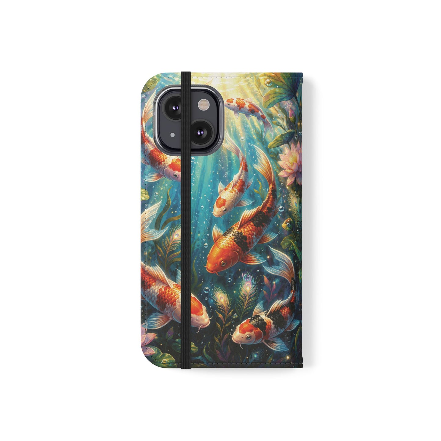 Koi Serenity™ iPhone Flip Wallet Case