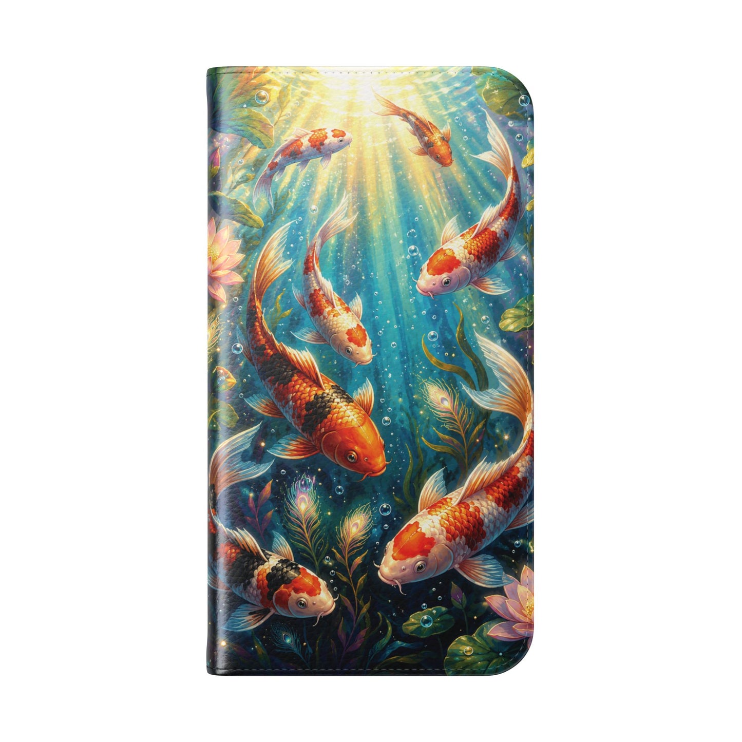 Koi Serenity™ iPhone Flip Wallet Case