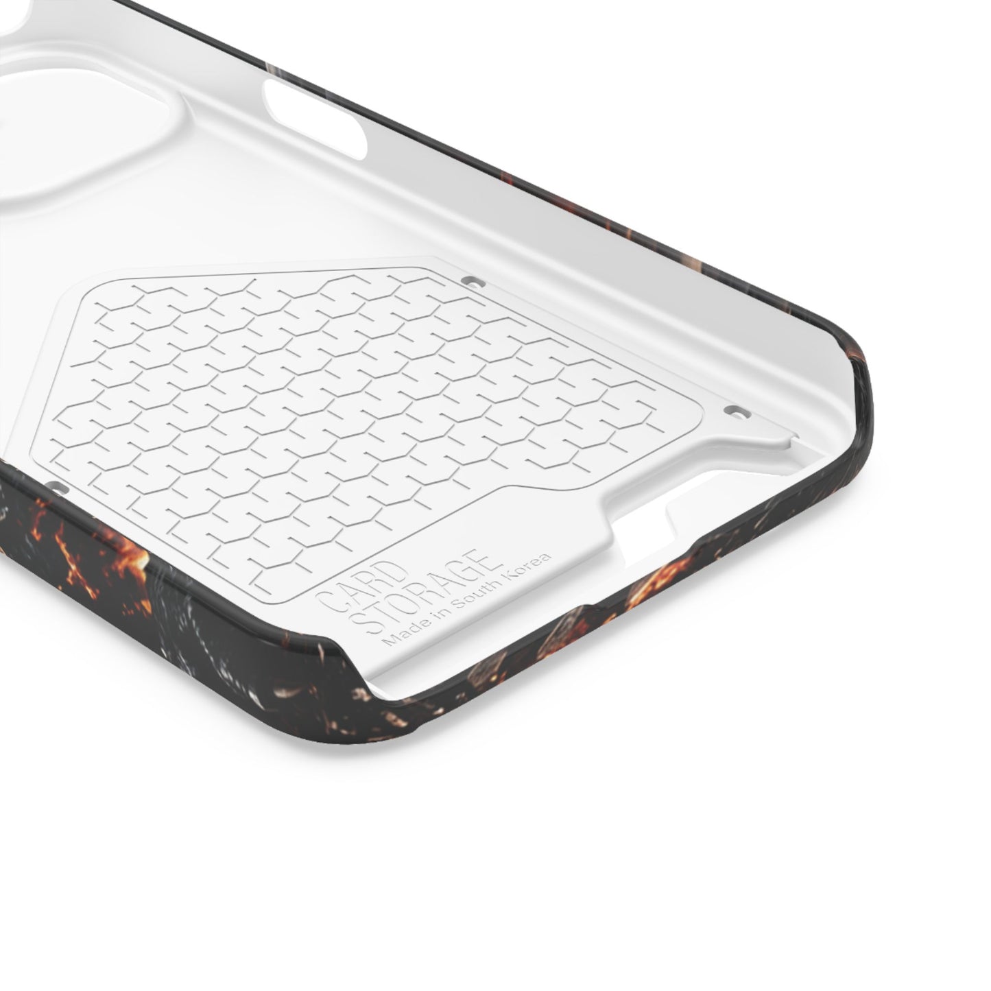 Ashen Dominion™ Dragon iPhone Case with Card Holder