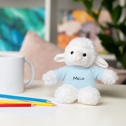 Personalized Name Stuffed Animal with T-Shirt
