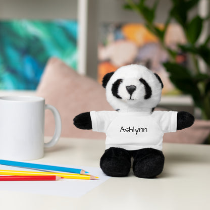 Personalized Name Stuffed Animal with T-Shirt