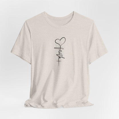 Faith & Love™ Minimal Christian Unisex T-Shirt